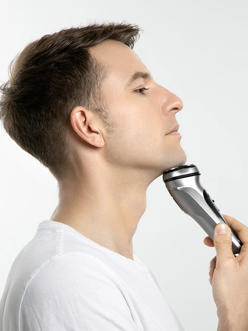 Electrical Rotary Shaver for Men 3D Floating Blade Washable Type-C USB Rechargeable Shaving Beard Machine For Men Gift