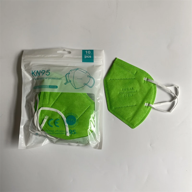 10-200pcs FPP2 Masks Black FFP2 Masks CE Approved ffp2mask Adult 12 Colors Adult Face Mask Dustproof Respirator KN95 Facemask