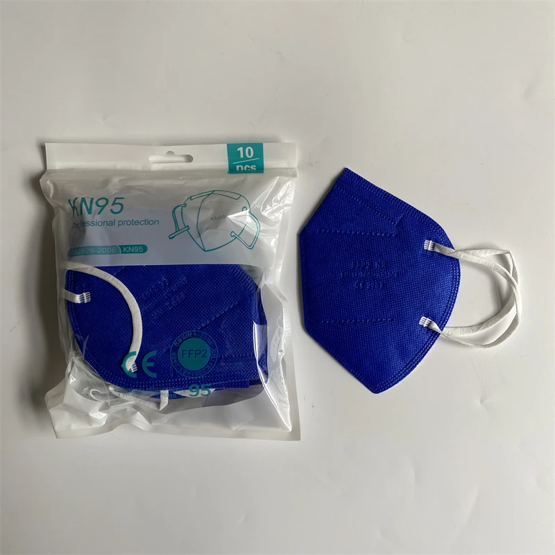 10-200pcs FPP2 Masks Black FFP2 Masks CE Approved ffp2mask Adult 12 Colors Adult Face Mask Dustproof Respirator KN95 Facemask