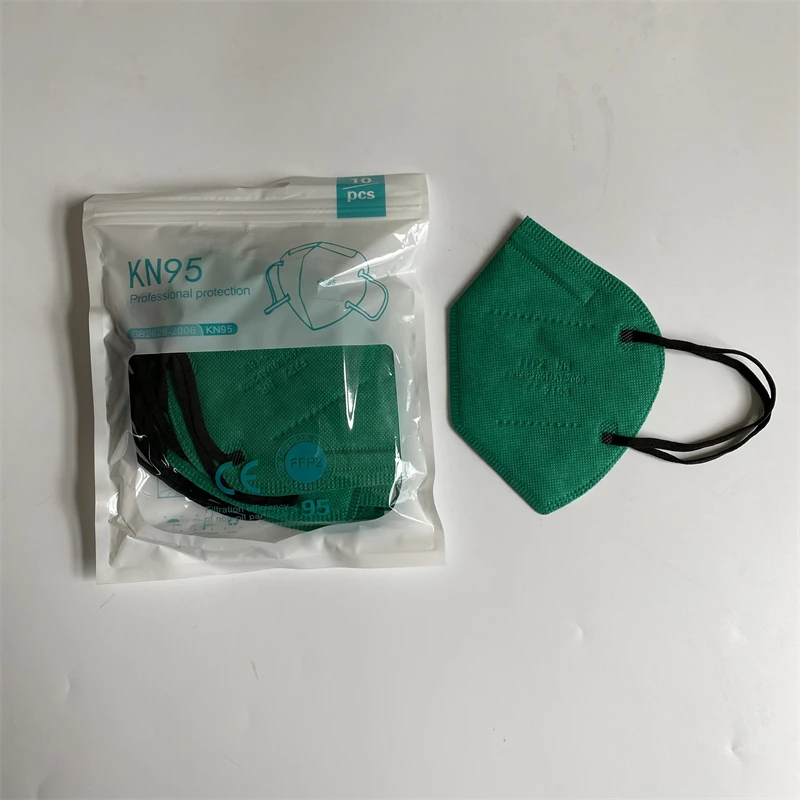 10-200pcs FPP2 Masks Black FFP2 Masks CE Approved ffp2mask Adult 12 Colors Adult Face Mask Dustproof Respirator KN95 Facemask