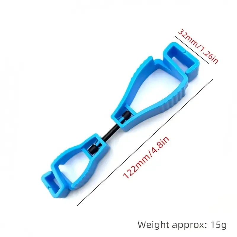 2 Piece Work Glove Clip, Work Safety Clip, Construction Worker Glove Clip, Eyeglass Helmet Glove Clip, Belt Buckle