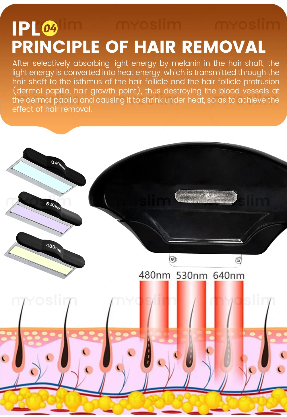 5000W 10Bars IPL Professional 4-in-1 Diode Laser 4 Wavelength Hair Removal Device Pico Laser RF Photorejuvenation Device