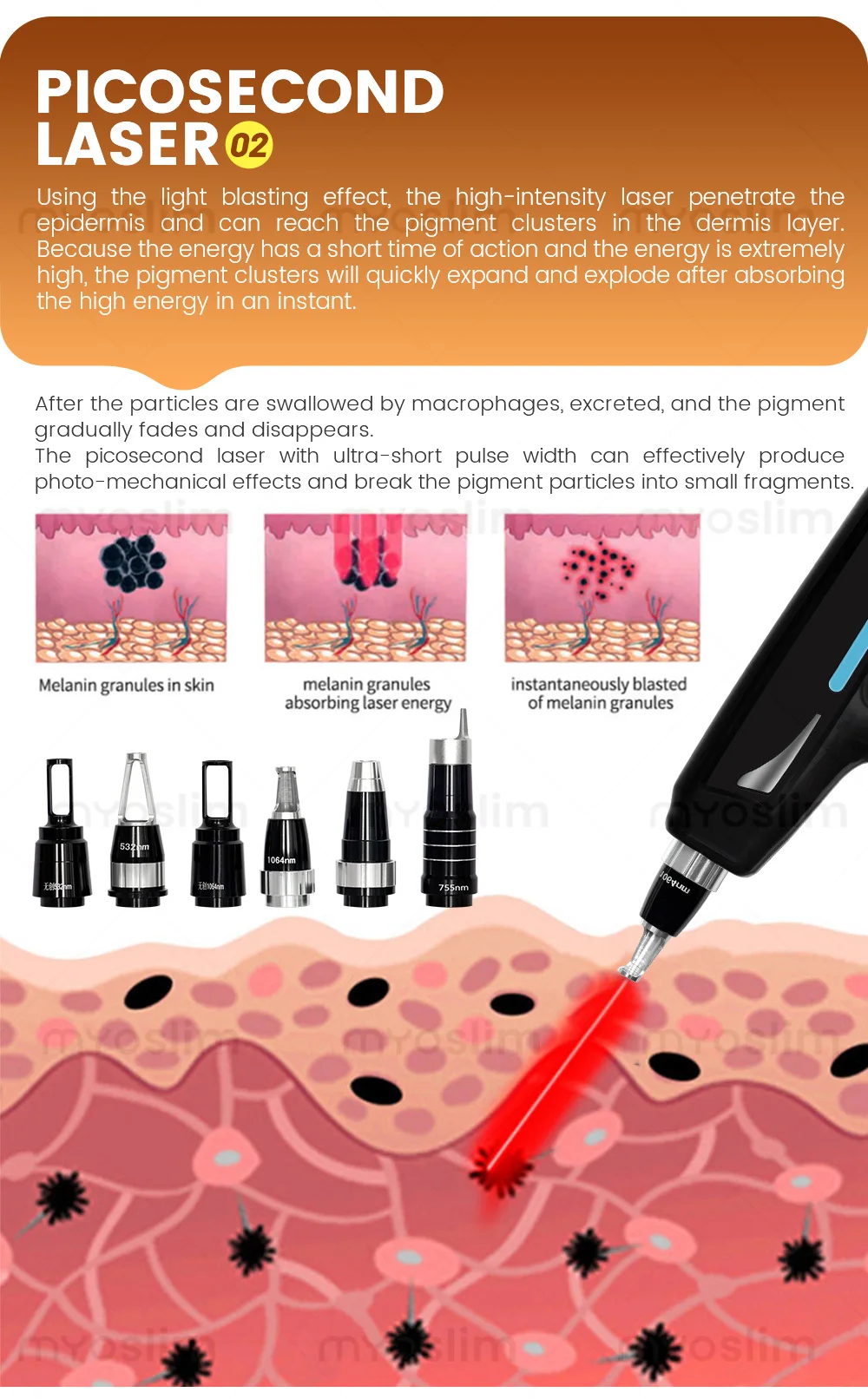 5000W 10Bars IPL Professional 4-in-1 Diode Laser 4 Wavelength Hair Removal Device Pico Laser RF Photorejuvenation Device