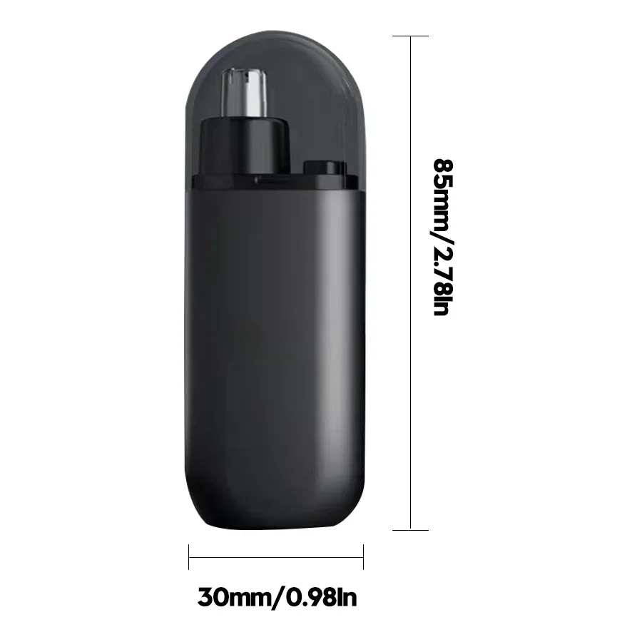 Rechargeable Nose Hair Trimmer and Facial Hair Remover for Men Nose Hair Shaver for Nasal Clearance - Portable Grooming Tool For