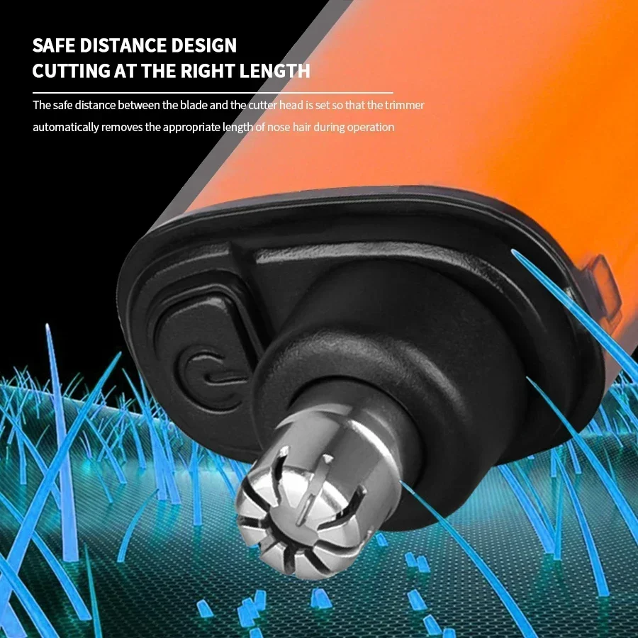 Rechargeable Nose Hair Trimmer and Facial Hair Remover for Men Nose Hair Shaver for Nasal Clearance - Portable Grooming Tool For