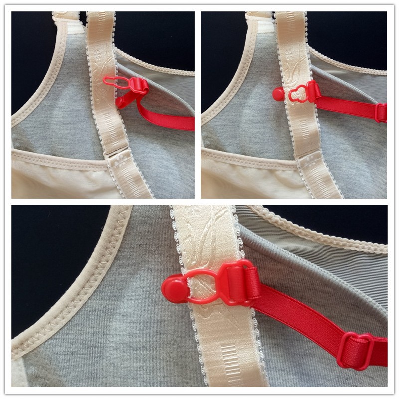 1-5Pcs Women's Adjustable Bra Strap Holder All Match Invisible Non-slip Shoulder Straps Belt Buckles Underwear Lingerie Extender