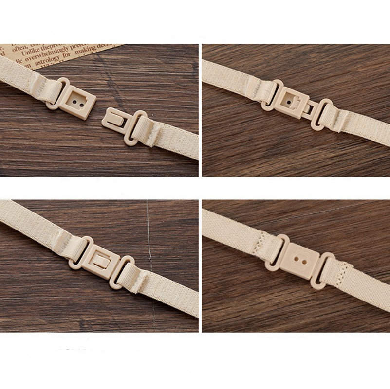 1-5Pcs Women's Adjustable Bra Strap Holder All Match Invisible Non-slip Shoulder Straps Belt Buckles Underwear Lingerie Extender
