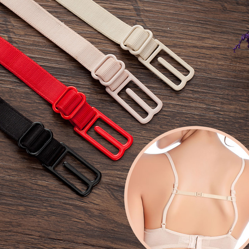 1-5Pcs Women's Adjustable Bra Strap Holder All Match Invisible Non-slip Shoulder Straps Belt Buckles Underwear Lingerie Extender