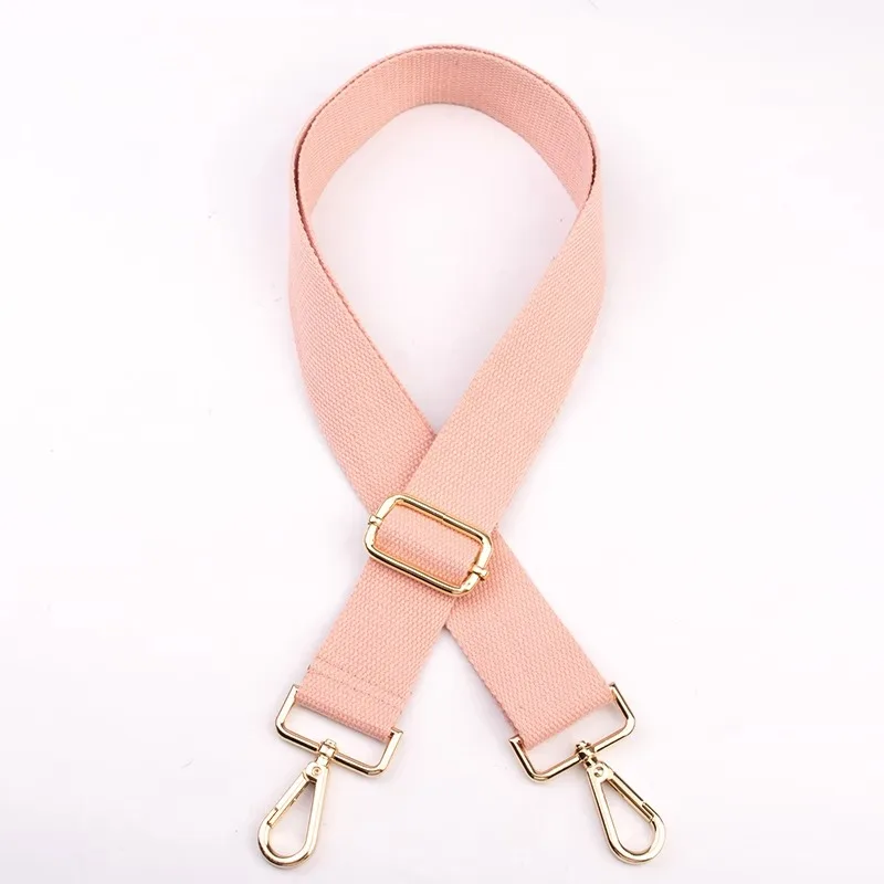 Nylon Bag Strap Solid Color Woman Colored Straps for Crossbody Messenger Shoulder Bag Accessories Adjustable Belts Straps