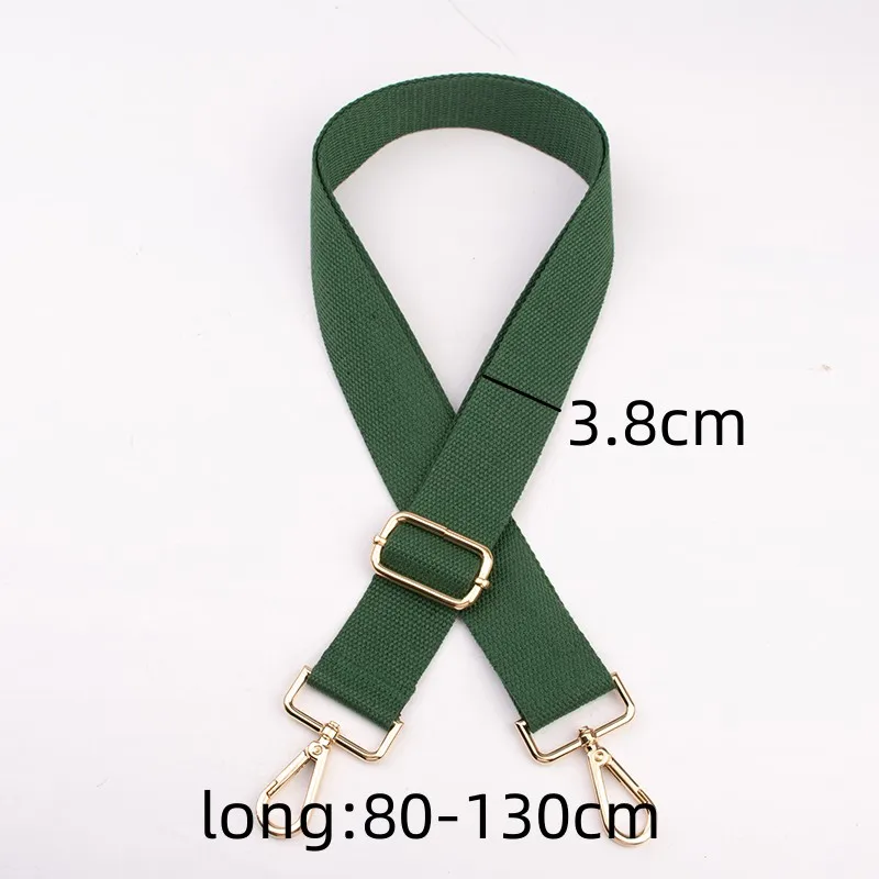 Nylon Bag Strap Solid Color Woman Colored Straps for Crossbody Messenger Shoulder Bag Accessories Adjustable Belts Straps
