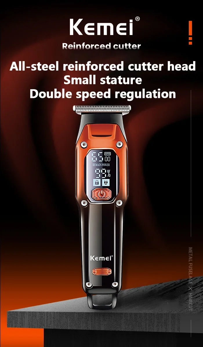 Men's Hair Clipper KM-2296 KM-658 KM-RS7098 Electric Hair Trimmer Machine Professional Hair Cutting Machine Beard Trimmer