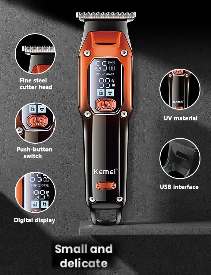 Men's Hair Clipper KM-2296 KM-658 KM-RS7098 Electric Hair Trimmer Machine Professional Hair Cutting Machine Beard Trimmer