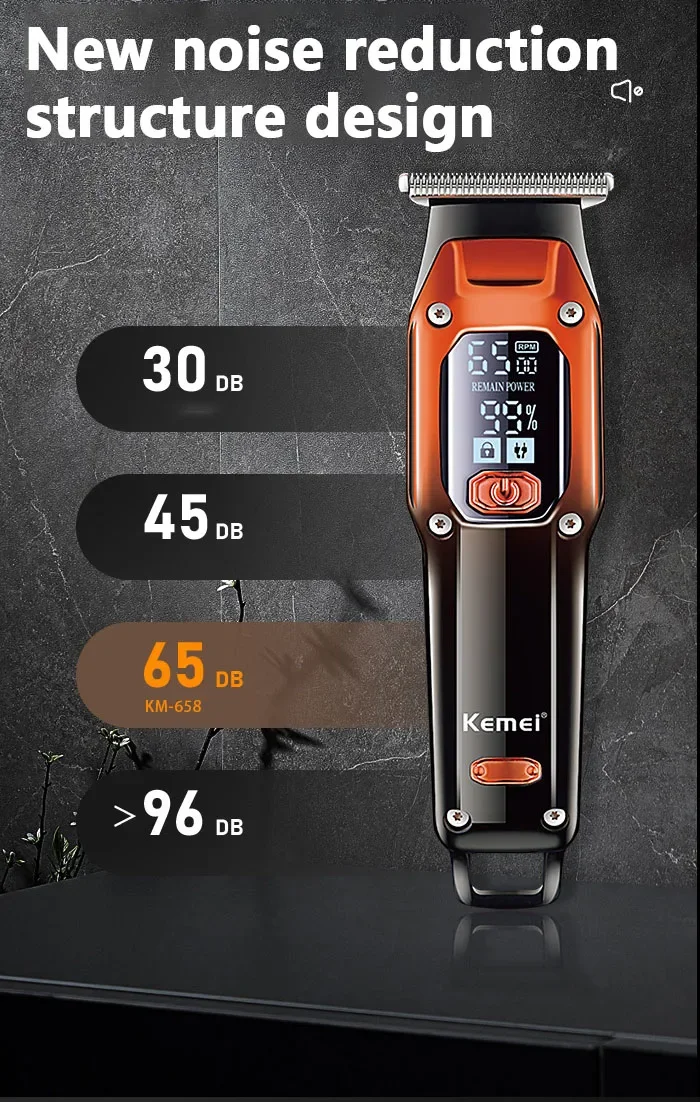 Men's Hair Clipper KM-2296 KM-658 KM-RS7098 Electric Hair Trimmer Machine Professional Hair Cutting Machine Beard Trimmer