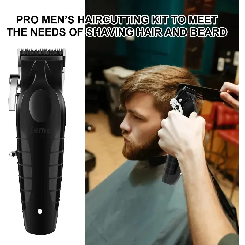 Kemei Hair Clipper Km-2296 Km-1071 Km-3382 Barber Blading Hair Cutting Machine Clipper Grooming Cordless Rechargeable Shaver