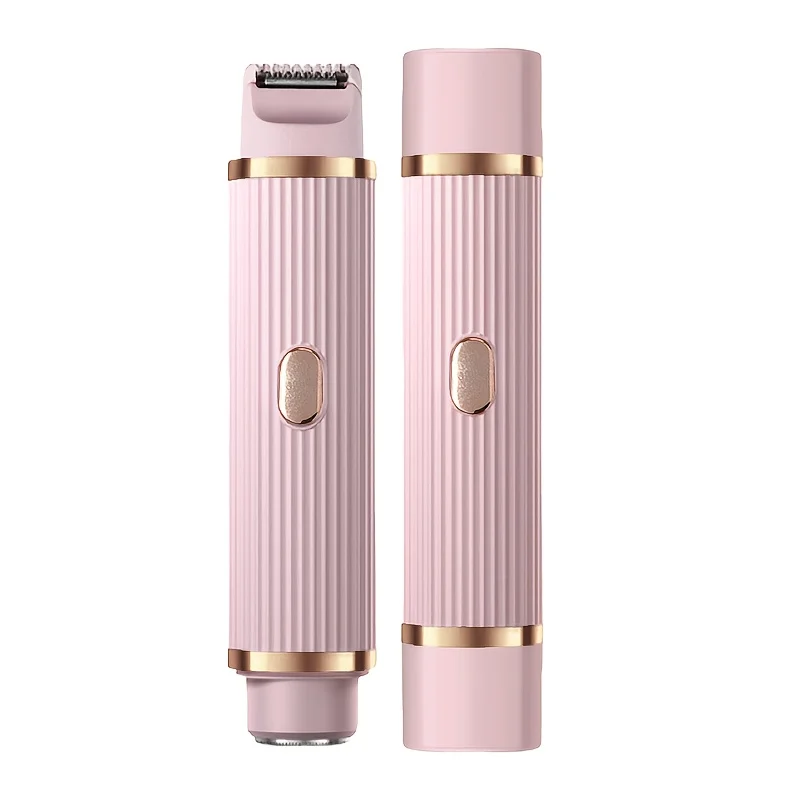 USB Rechargeable Electric Bikini Trimmer, 2-in-1 Painless Shaving Device, Suitable for Daily Travel Grooming