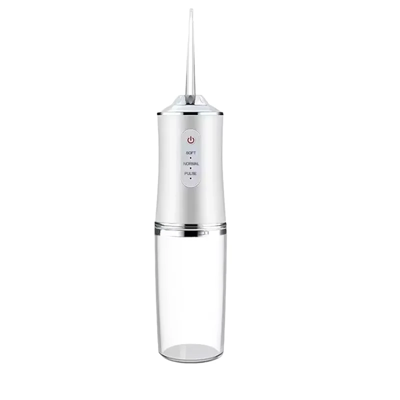 Portable Smart Electric Oral Irrigator Water Flosser with 4 Jets 3 Modes Rechargeable Dental Teeth Cleaner Travel and Daily Use