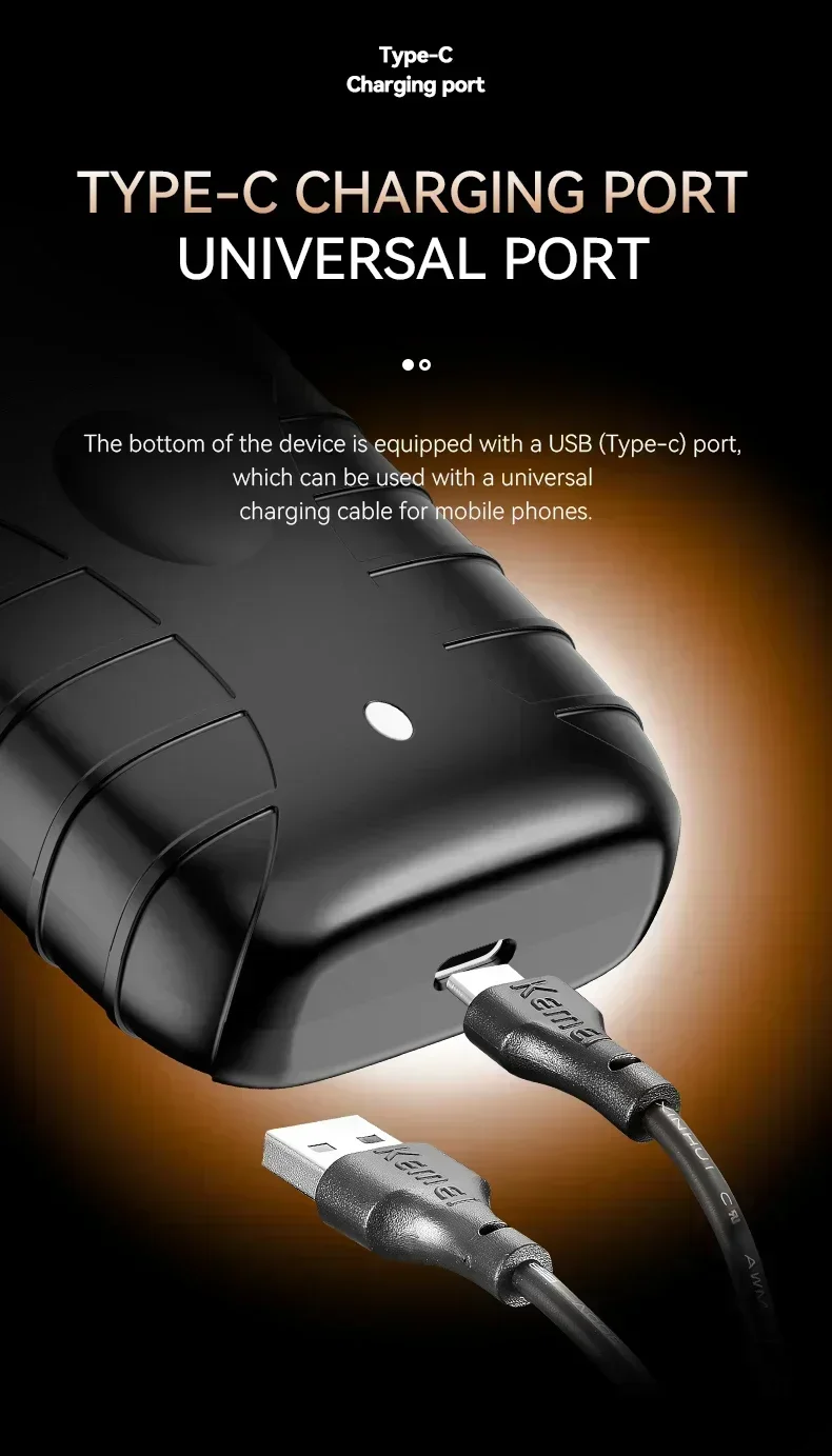 Kemei KM-2290 KM-2293 KM-T95 Professional Cutting Machine Electric Shaver Hair Trimmers with LCD Display Men's Hair Clippers