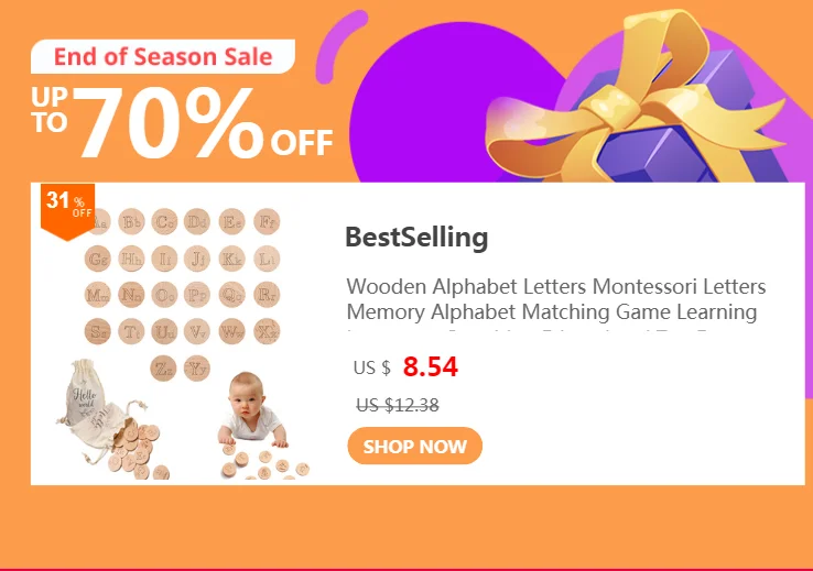 50pc Wooden Beads Mini Abacus Beads BPA Free Beech Baby Teether DIY Pacifier Chain Bracelet Wooden Blank Nurse Gift Baby Product
