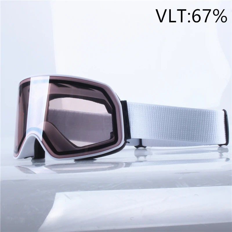Big Ski Snowboard Goggles Women Men Skiing Eyewear Mask UV 400 Snow Protection Over Glasses Adult Double Anti-Fog Cylindrical