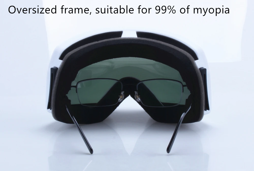 Big Ski Snowboard Goggles Women Men Skiing Eyewear Mask UV 400 Snow Protection Over Glasses Adult Double Anti-Fog Cylindrical