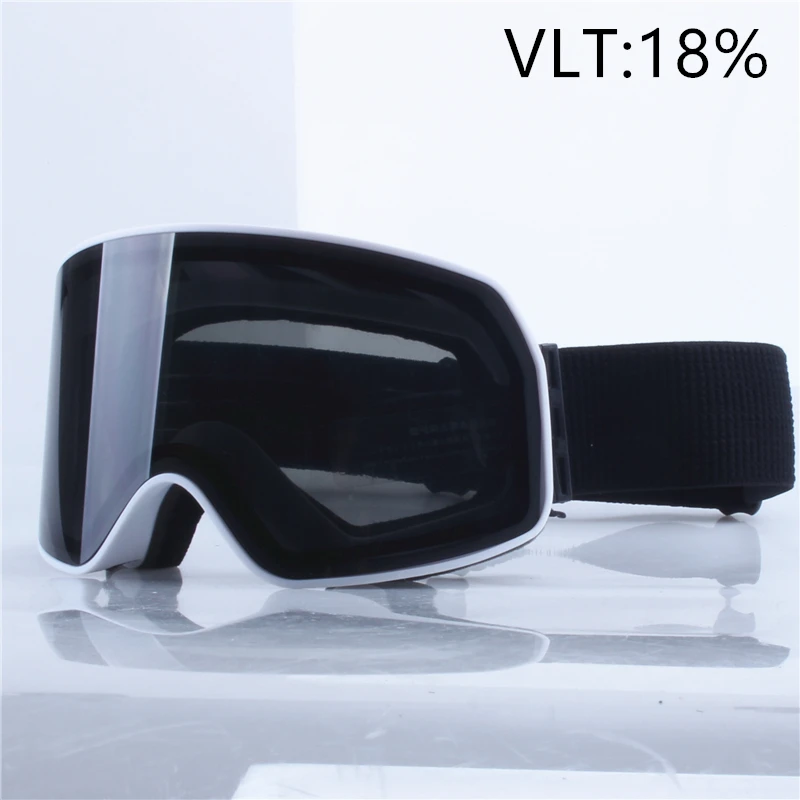 Big Ski Snowboard Goggles Women Men Skiing Eyewear Mask UV 400 Snow Protection Over Glasses Adult Double Anti-Fog Cylindrical
