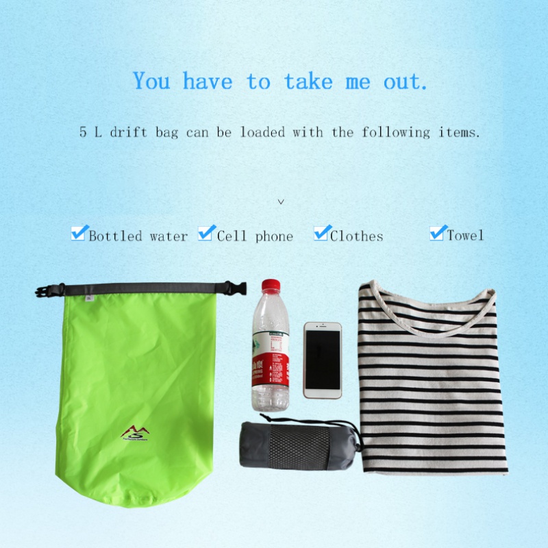 5L/10L/20L/40L/70L Dry Bag Swimming Waterproof Bags Sack Waterproof Floating Dry Gear Bags For Boating Fishing Rafting 4 Colors