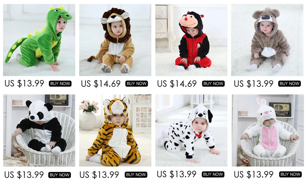 Umorden Animal King Lion Kigurumi Costume Baby Boys Infant Toddler Winter Pajamas Jumpsuit Onesies Flannel Birthday Fancy Dress