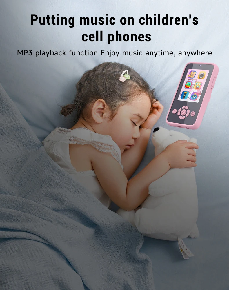 Baby Phone Toys Smart Phone Camera Toys Cartoon Musical Mini Cellphone Learning Toy Silicone cover Toy Kids Digital Camera Gift