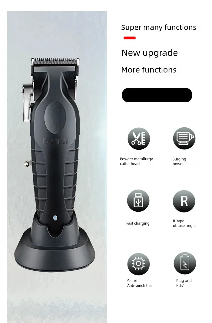 Hair Clipper Electric Shaver Hair Trimmer Professional Cutting Machine KM-3382 KM-2296 667 Hair Trimmer for Men Hair Trimmer