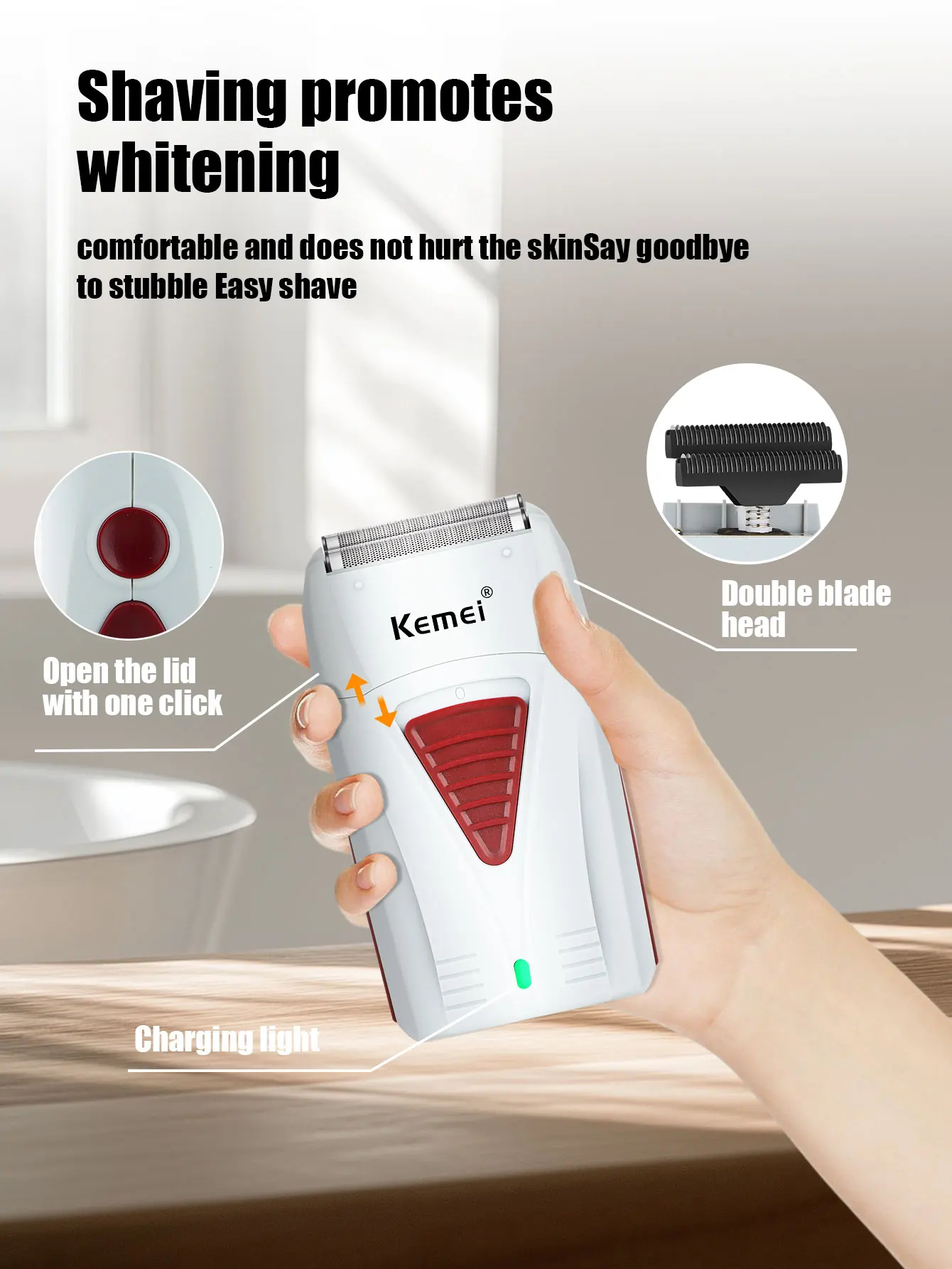 Hair Clipper Electric Shaver Hair Trimmer Professional Cutting Machine KM-3382 KM-2296 667 Hair Trimmer for Men Hair Trimmer