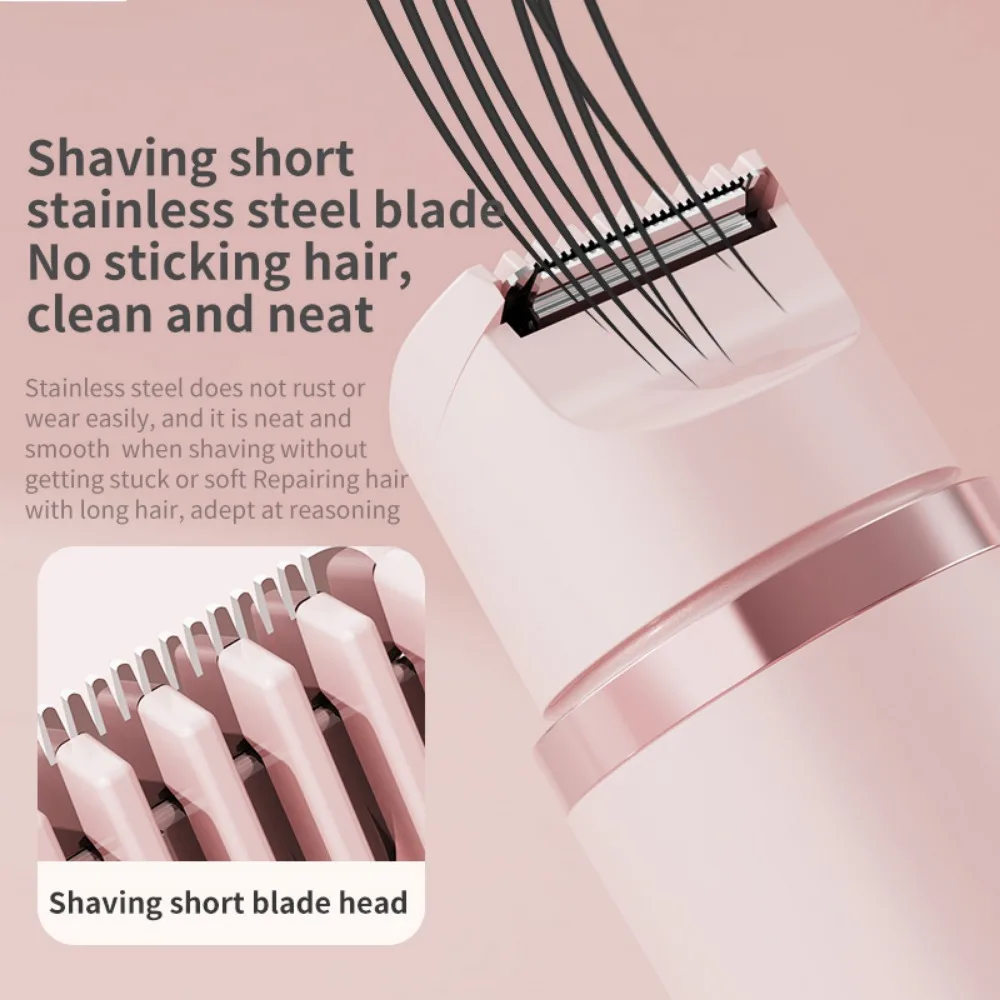 Ladies Dual‑head Electric Shaver, 2‑in‑1 Body Hair Remover, Suitable for Bikini Zone, Arm, Leg and Facial Use