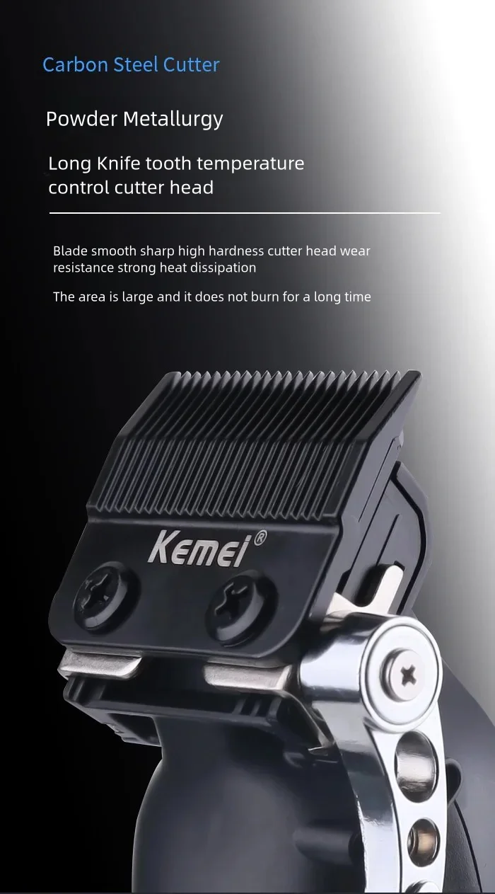 Hair Clipper Electric Shaver Cutting Machine KM-2296 KM-TX10 667 Long Life Hair Trimmer Powerful Power Hair Trimmer for Men