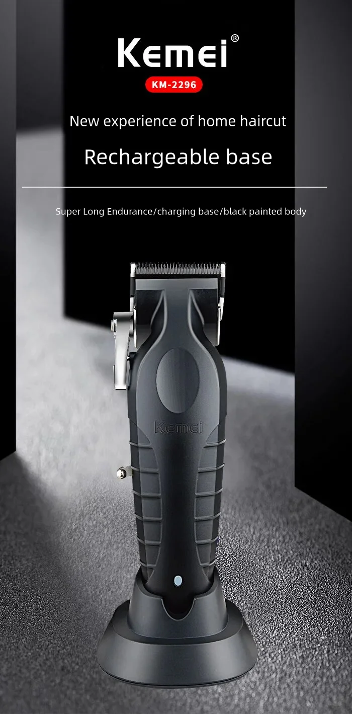 Hair Clipper Electric Shaver Cutting Machine KM-2296 KM-TX10 667 Long Life Hair Trimmer Powerful Power Hair Trimmer for Men