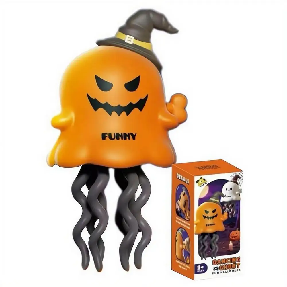 Wind-Up Dancing Ghost Toy for Kids, Interactive Moving Singing Toy with Music and Lights, Educational Toddler Toy
