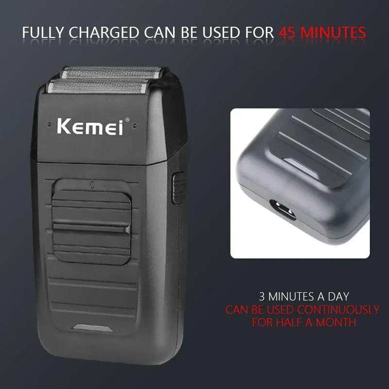 Hair Clipper Barber Blading Hair Cutting Machine Clipper Grooming Cordless Rechargeable Shaver for Men Km-2290 Km-032 Km-1102