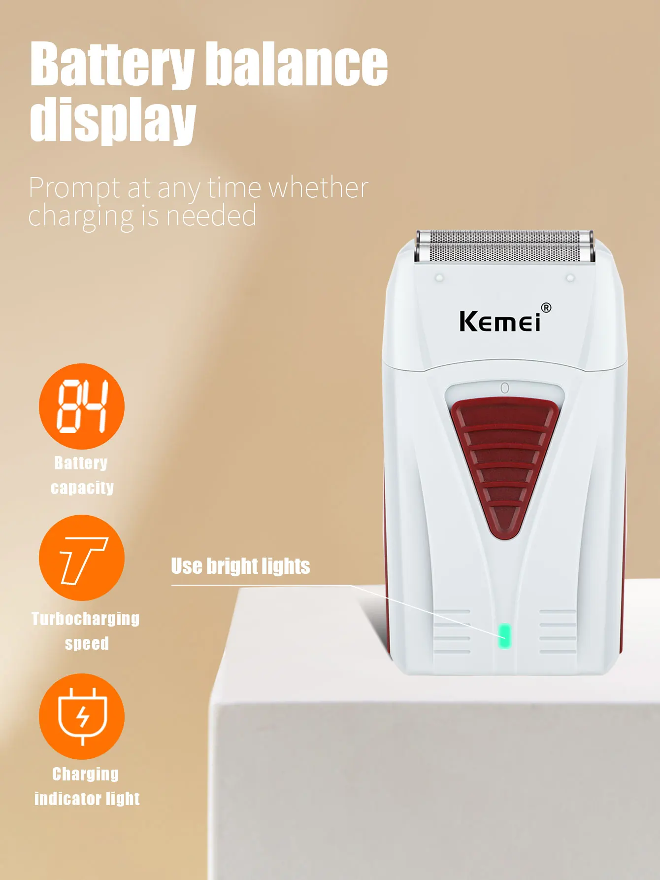 Kemei KM-2296 KM-1256 KM-3382 Professional Hair Clipper Kit Electric Shaver Male Hair Cutting Machine Men’s Trimmer Machine