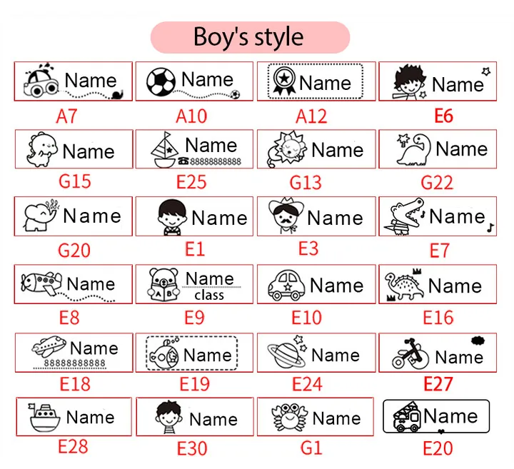 Cute Cartoon Children Seal Students, Large Size Washed Non - Fading Fabric And Textile Stamps.