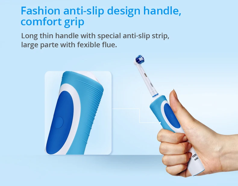 Original Oral B Vitality Electric Toothbrush Smart Timer Adult Toothbrushes Waterproof Inductive Rechargeable Oralb Deep Clean