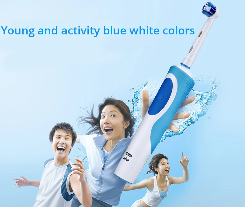 Original Oral B Vitality Electric Toothbrush Smart Timer Adult Toothbrushes Waterproof Inductive Rechargeable Oralb Deep Clean
