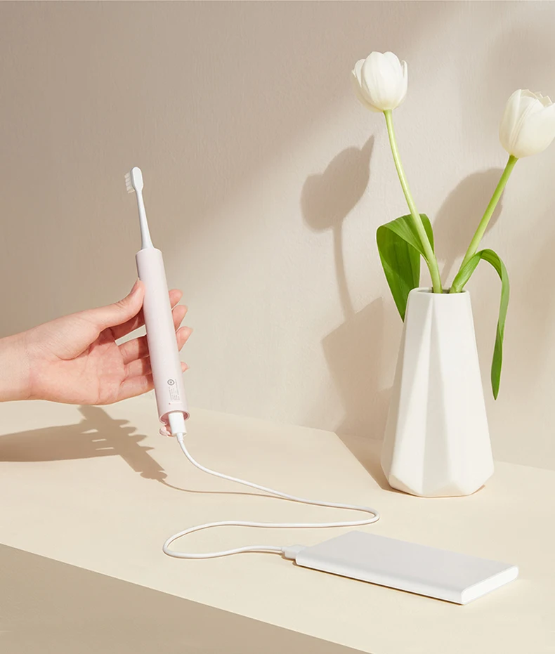 Xiaomi Mijia T200 Sonic Electric Toothbrush - Teeth Whitening Ultrasonic Vibrating Smart Tooth Brushes IPX7 Waterproof