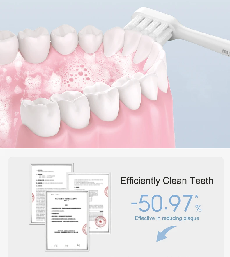 Xiaomi Mijia T200 Sonic Electric Toothbrush - Teeth Whitening Ultrasonic Vibrating Smart Tooth Brushes IPX7 Waterproof
