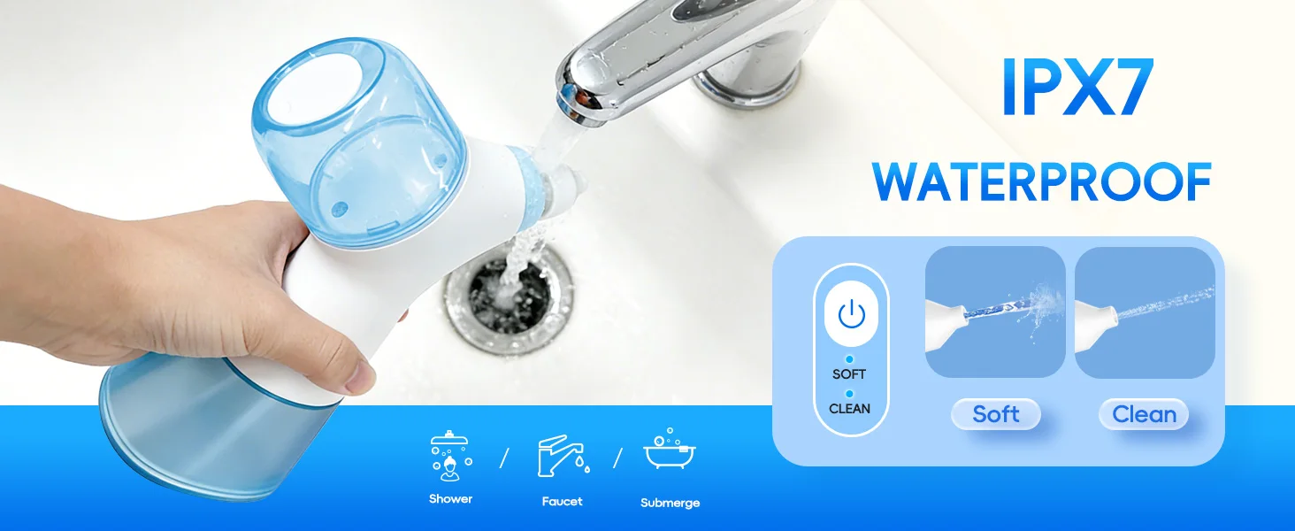 Electric Nasal Rinse Irrigation Self-Cleaning with Auto Waste Collection, 30 Salt Packets for Sinus Discomfort Relief