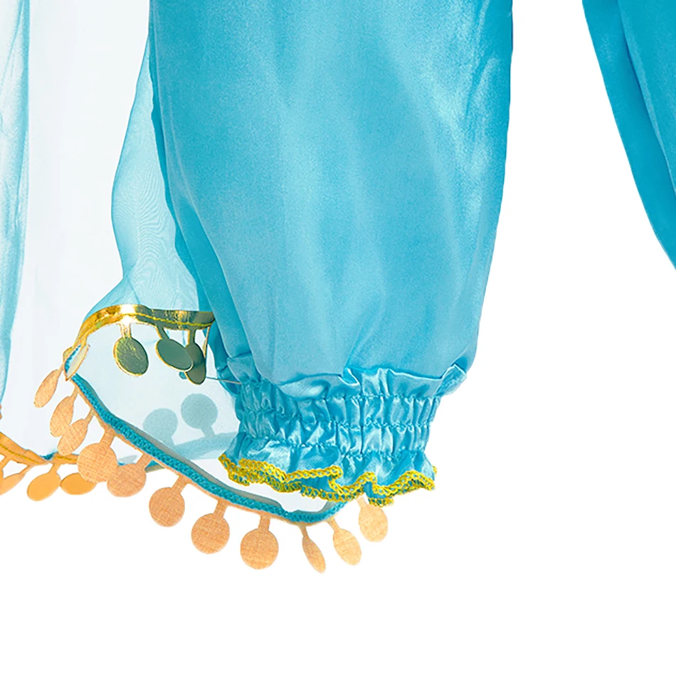Girls Dress Up Set Kids Mermaid Cosplay Costume Arabian Princess Fancy Clothes Accessories Book Week Halloween Party Outfit