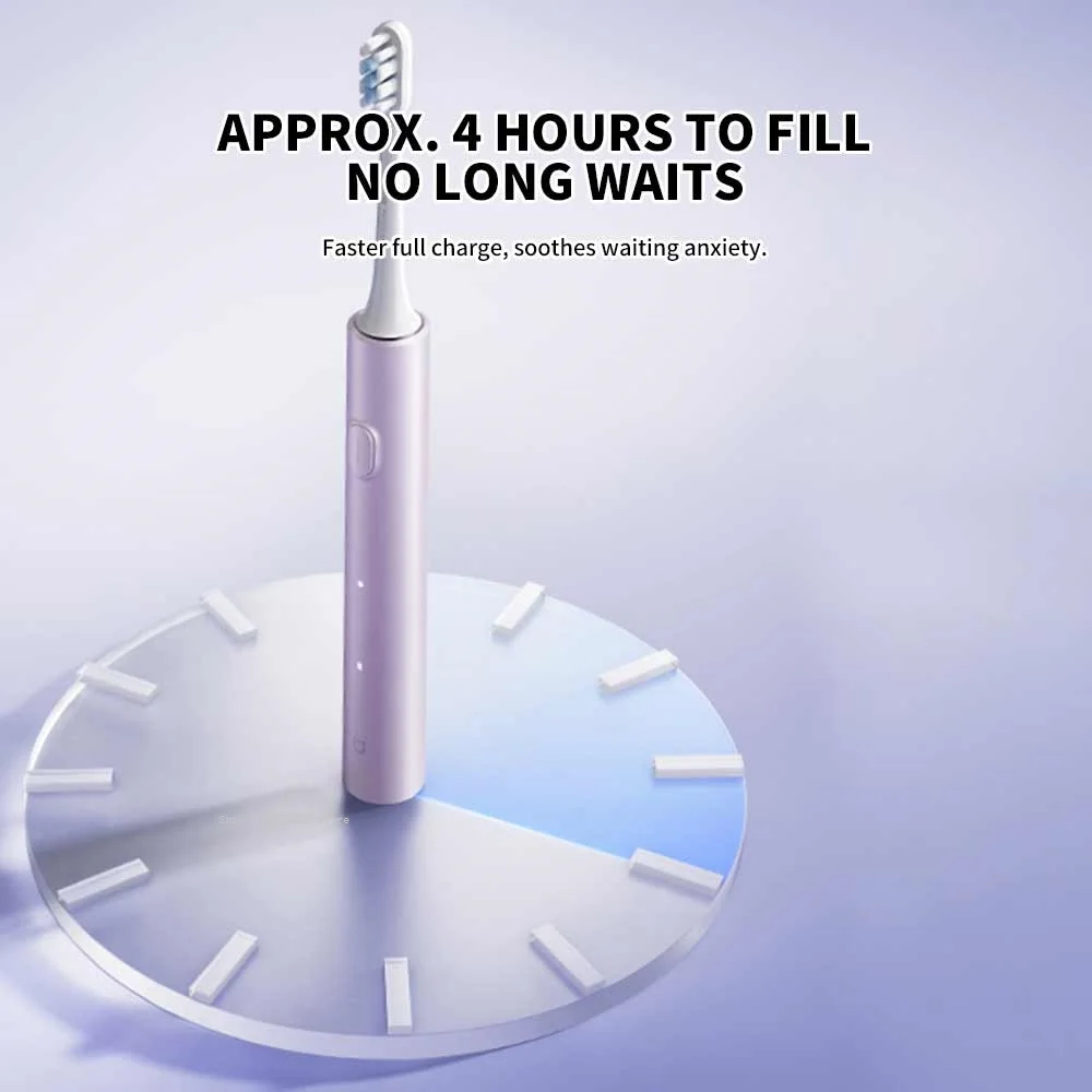 NEW MIJIA Sonic Electric Toothbrush T302 USB Rechargeable IPX8 Waterproof Battery life 150 day 4 Modes Toothbrushes Whitening