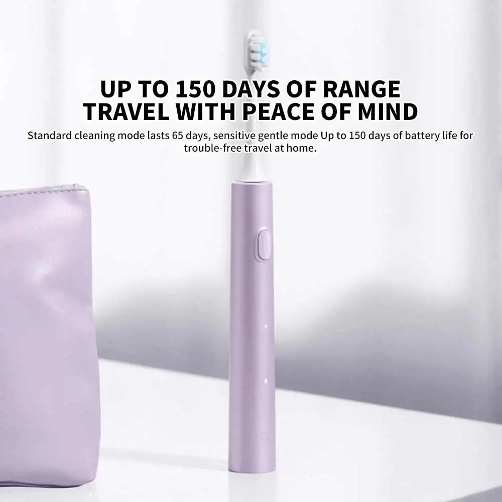 NEW MIJIA Sonic Electric Toothbrush T302 USB Rechargeable IPX8 Waterproof Battery life 150 day 4 Modes Toothbrushes Whitening