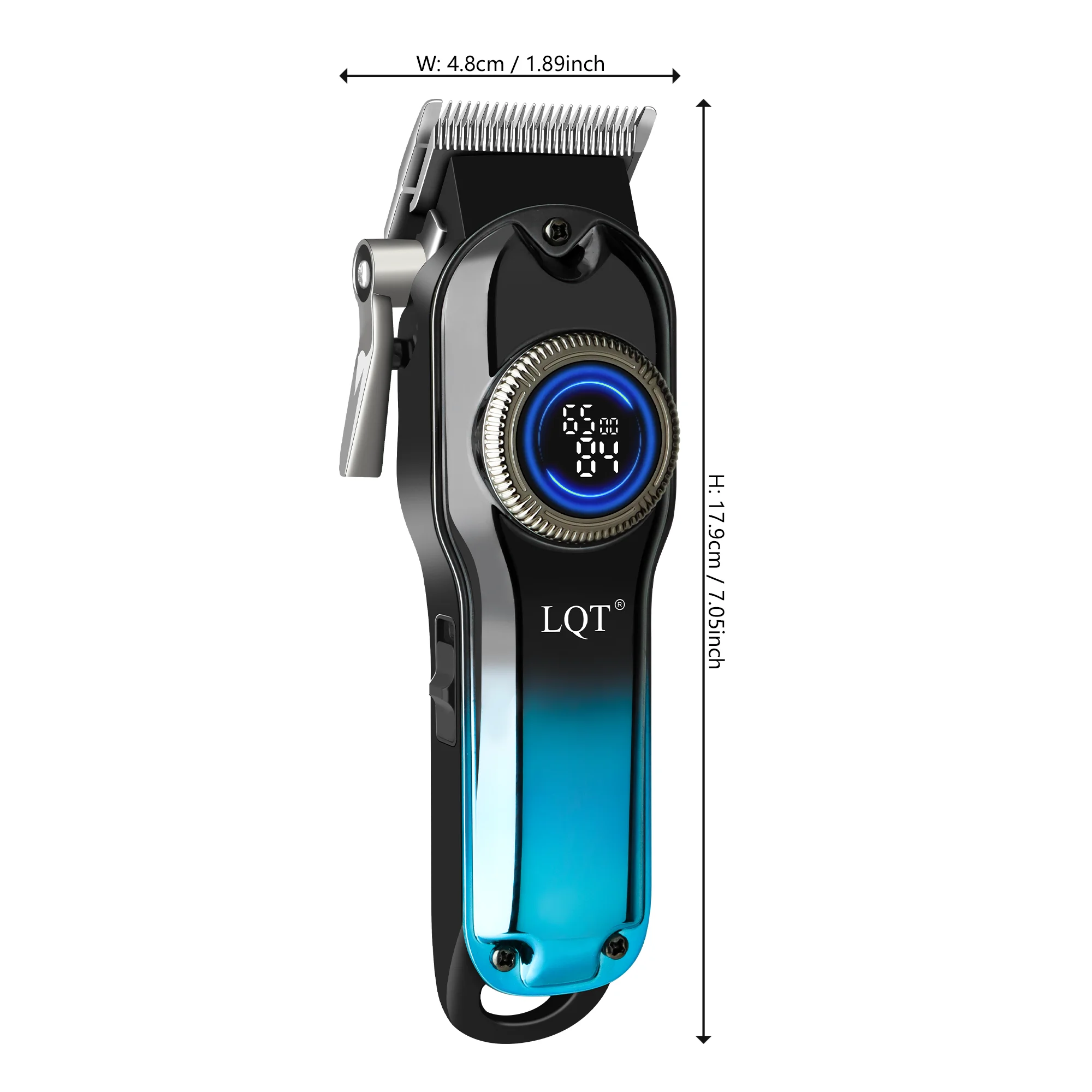 Men Electric Hair Trimmer LCD Screen Rechargeable Cordless Barber Hair Clipper Set Electric Hair Cutting Hair Trimmer