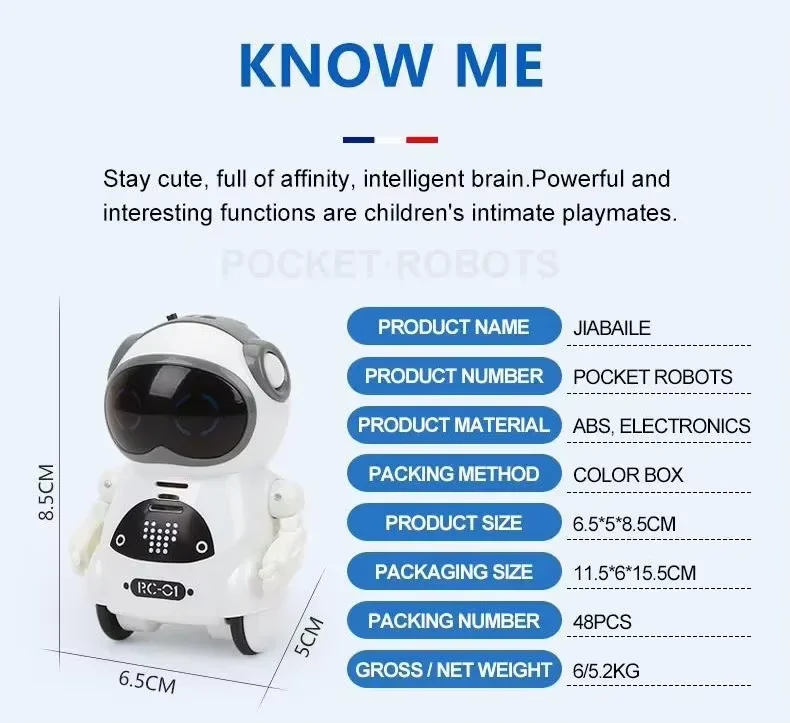 Smart AI Cute Robot Pets for Kids and Adults Your Perfect Interactive Companion at Home or Workspace Unique Gifts