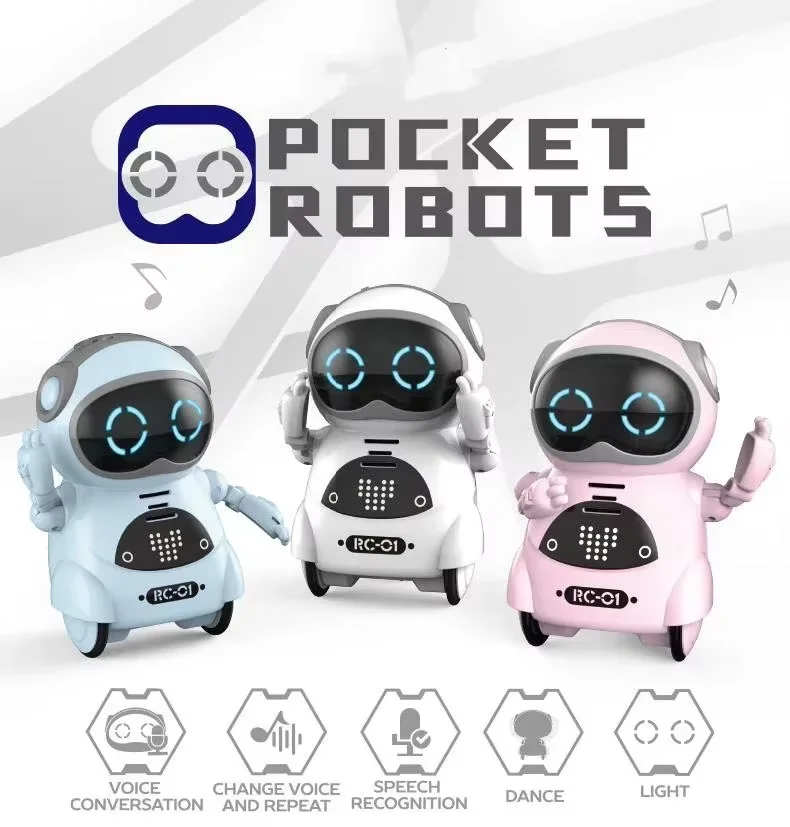 Smart AI Cute Robot Pets for Kids and Adults Your Perfect Interactive Companion at Home or Workspace Unique Gifts