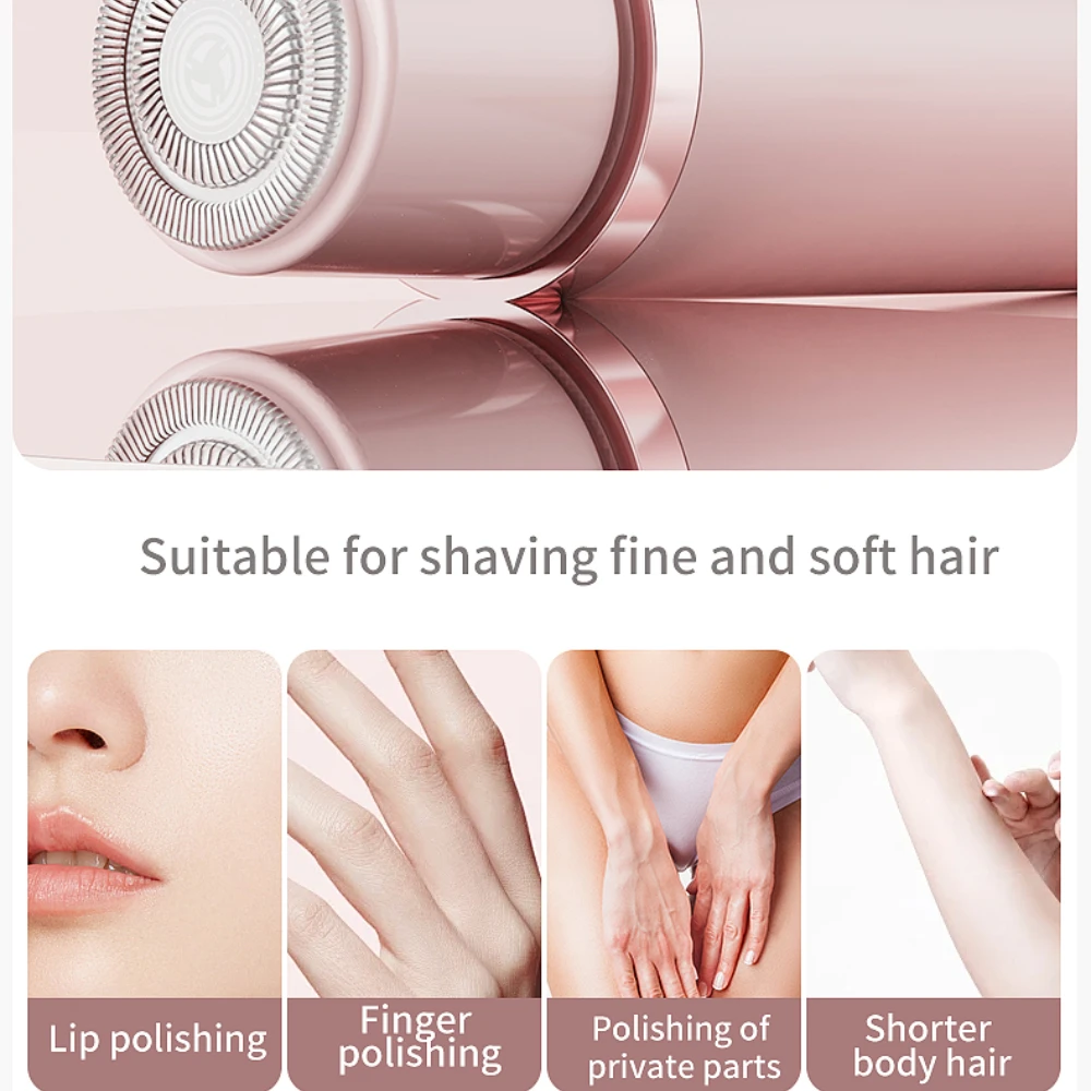 Female 2‑in‑1 Body Grooming Tool, Dual‑head Electric Shaver, Nice New Year Gift for Hair Removal Needs