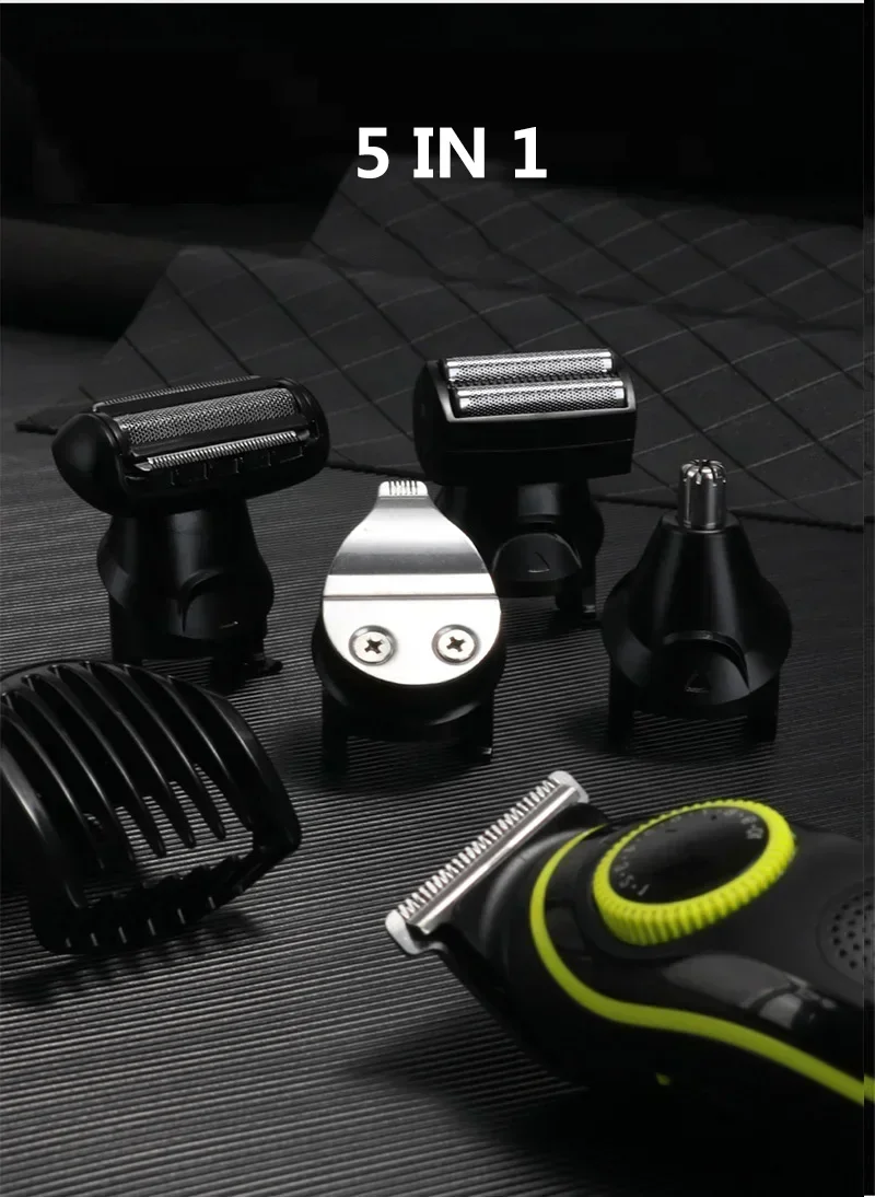 Hair Clipper Km-696 Km-691 Professional Hair Trimmer Electric Nose Beard Trimmer Razor 5 in 1 Hair Cutting Machine Trimer Cutter